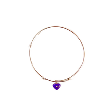 Candytuft Expandable Bangle Bracelet