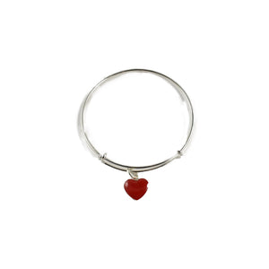Candytuft Expandable Bangle Bracelet
