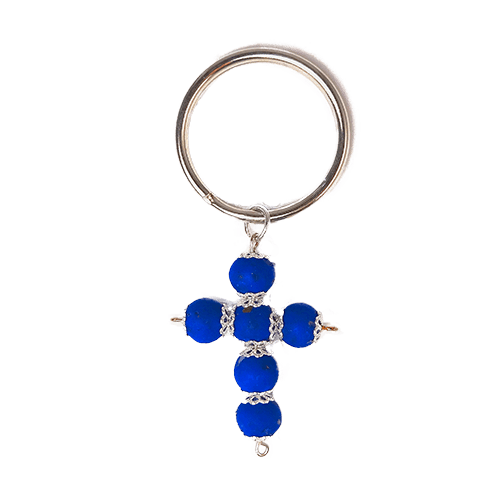 Iris Cross Keychain | Wright Keepsakes and Jewelry