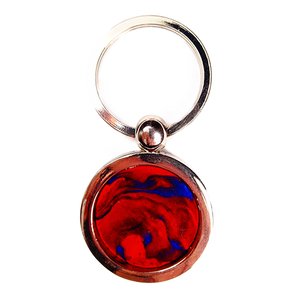 Heritage Dual Color Keychain | Wright Keepsakes and Jewelry